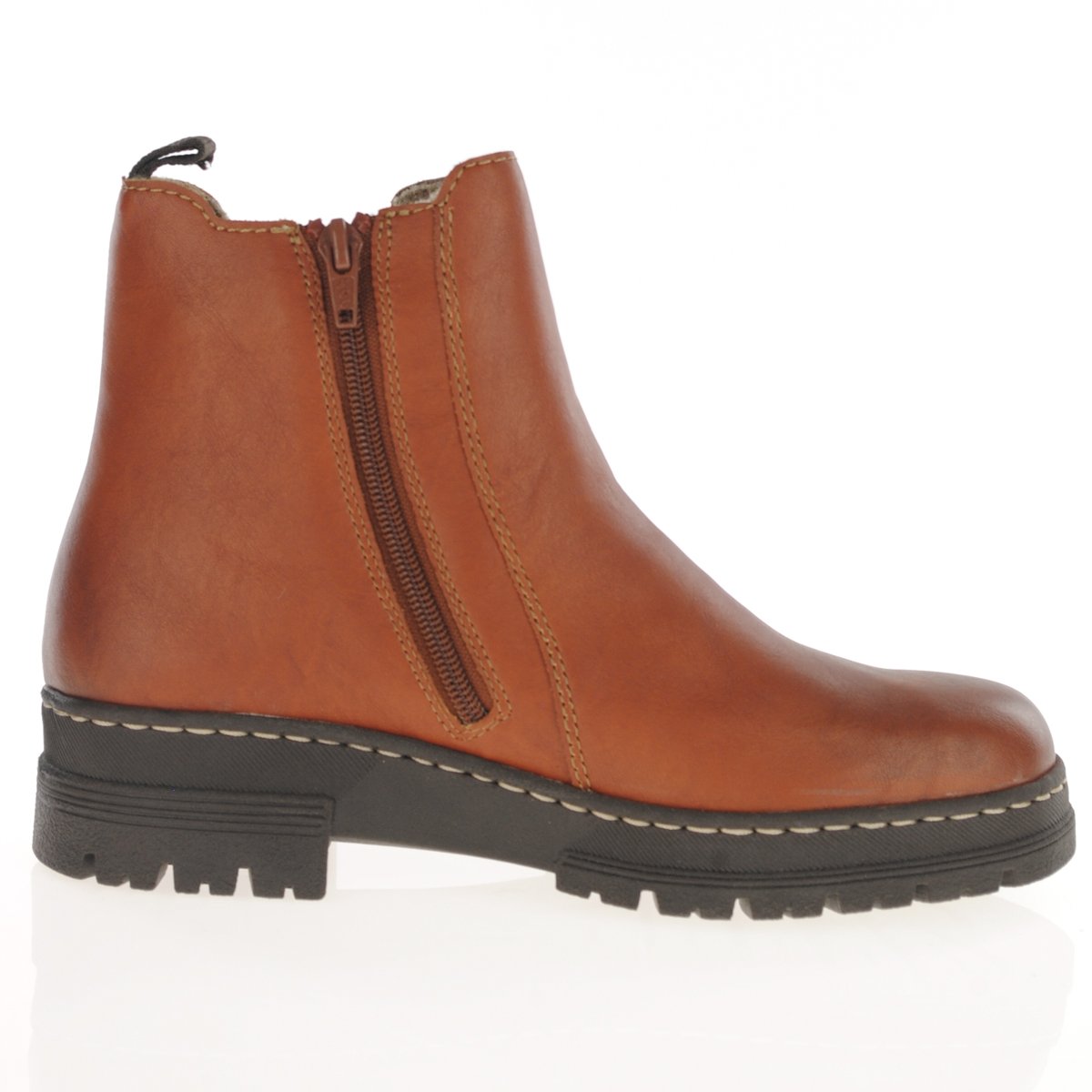 Pull&Bear - Bottines chelsea à semelle chunky - Noir