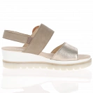 Gabor - Wedge Sandals Taupe/Pewter - 645.62 2