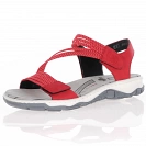 Rieker - Walking Sandals Red - 68871-33 2