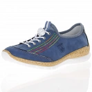Rieker - Casual Flat Shoes Denim Blue - N42T0-14 2