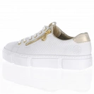 Rieker - Lace Up Flatform Trainers White - N5932-80 3