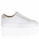 Rieker - Lace Up Flatform Trainers White - N5932-80 4