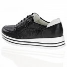 Waldlaufer - Lace Up Platform Shoes Black/White - 758009 3