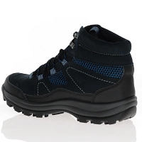 Waldlaufer - Waterproof Lace Up Boots Navy/Black - 471974 2