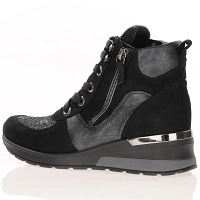 Waldlaufer - Lace Up Ankle Boots Black - 939H81 2