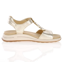 Ara - Osaka Velcro Strap Sandals Gold - 34826 3