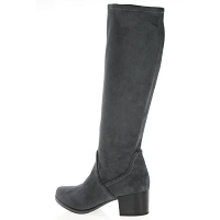 Caprice - Low Heel Sock Boots Dark Grey - 25506 2