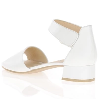 Caprice - Low Block Heel Sandals White - 28212 2