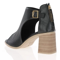Carmela - Peep Toe Block Heels Black - 161598 2