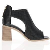 Carmela - Peep Toe Block Heels Black - 161598 3