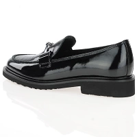 Gabor - Flat Leather Loafers Black - 211.97 2
