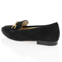 Gabor - Flat Suede Loafers Black - 302.17 2