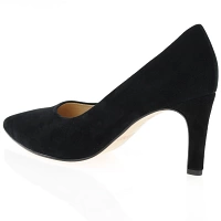 Gabor - Heeled Court Shoes Black Suede - 380.17 2