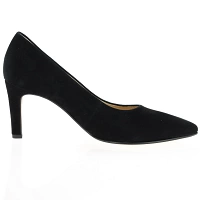 Gabor - Heeled Court Shoes Black Suede - 380.17 3