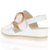 Gabor - Leather Wedge Sandals White - 645.21 2