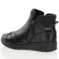 Jana - Twin Zip Ankle Boots Black - 26461 2