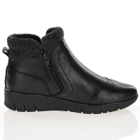 Jana - Twin Zip Ankle Boots Black - 26461 3