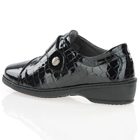 Notton - Velcro Strap Shoes Black Patent - 1061 2