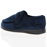 Padders - Enfold Double Strap Slippers, Navy 2