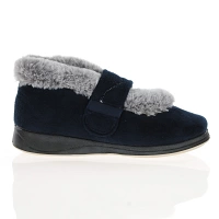 Padders - Hush Warm Lined Slippers, Navy-Grey 3