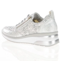 Remonte - Low Wedge Trainers Silver - D2401-91 3