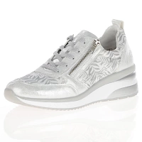 Remonte - Low Wedge Trainers Silver - D2401-91 2