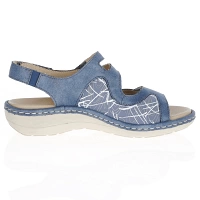 Remonte - Velcro Strap Sandals Blue - D7647-16 3