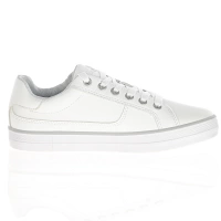 s.Oliver - Flat Side Zip Trainers White - 23615 3