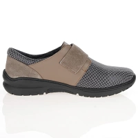 Softmode - Daba Velcro Strap Shoes, Taupe Combi 3