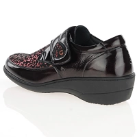 Softmode - Elma Velcro Strap Shoes, Bordeaux 2