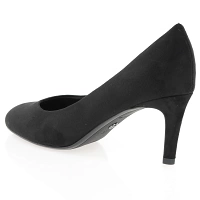 Tamaris - Vegan Heeled Court Shoes Black - 22416 2
