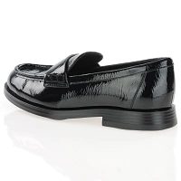 Tamaris - Vegan Flat Loafers Black Patent - 24311 2
