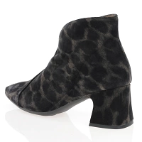Wonders - Heeled Shoe Boots Black Leopard - 9013 2