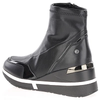 Xti - Vegan Wedge Boots Black - 141794 2