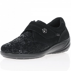 G-Comfort - Waterproof Suede Shoe Black - P-9520