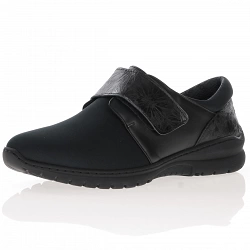 Softmode - Daba Velcro Strap Shoes, Black