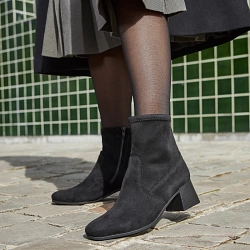 Rieker - Heeled Sock Boots Black - 70971-00