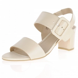 Caprice - Block Heeled Sandals Cream - 28306