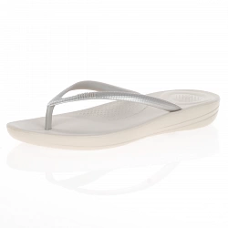 Fitflop - Iqushion Toe Post Sandals, Silver
