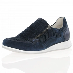 Gabor - Casual Side Zip Shoes Navy - 408.46