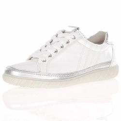 Gabor - Patent Lace Up shoes White - 458.61