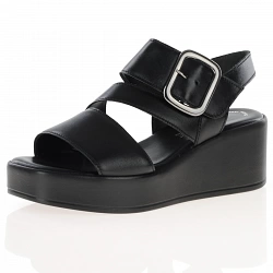 Gabor - Platform Wedge Sandals Black - 533.27