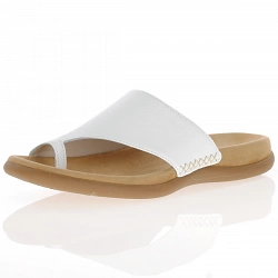 Gabor - Leather Toe Post Sandals White - 700.21