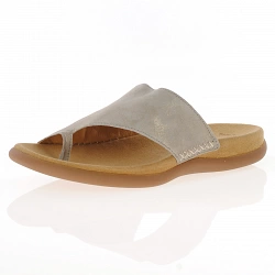 Gabor - Leather Toe Post Sandals Gold/Beige - 700.62