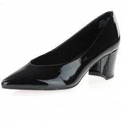 Marco Tozzi - Heeled Court Shoes Black-Patent - 22419