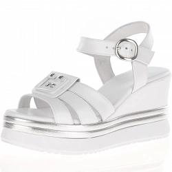 NeroGiardini - Wedge Sandals White - E410570D