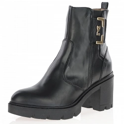 NeroGiardini - Block Heeled Ankle Boots Black - 1205860D