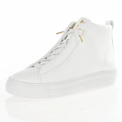 Paul Green - Leather High Top Runners White - 5283