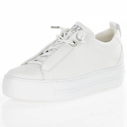 Paul Green - Flatform Trainers White/Silver - 5417