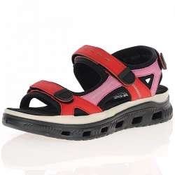 Rieker - Walking Sandals Red/Pink - 64074-33